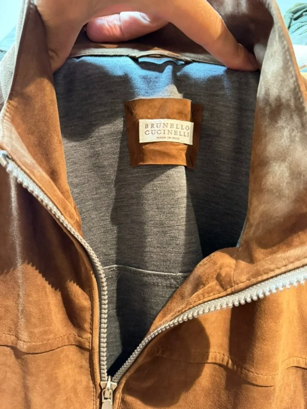 Brunello Cucinelli Suede Vest in Men’s Medium